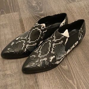 ASOS snakeskin loafers